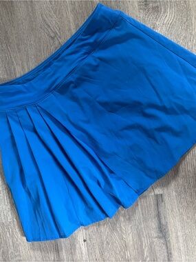 Lole Electric Blue Pleated Skater Skirt